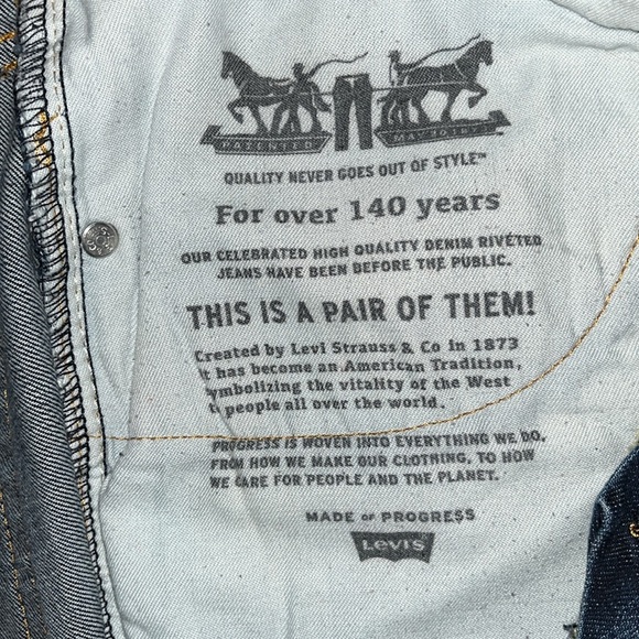 Levi's 527 Blue Bootcut Denim Jeans Classic Style size 38 - Picture 10 of 14